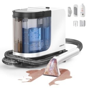 เครื่องทำความสะอาดพรมแบบพกพา Uwant เครื่องทำความสะอาดเฉพาะจุดด้วยไอน้ำแรงดูดสูง เครื่องทำความสะอาดเบาะ เครื่องดูดฝุ่นสำหรับบ้าน โซฟา รถยนต์ สมาร์ทลิฟวิ่ง